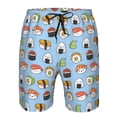 thumbnail image 3 of Fotbe Kawaii Sushi (2) Trajes de Baño Estampados para Hombre, Shorts de Verano de Secado Rápido, Ropa de Playa, Bañadores-X-Large, 3 of 6