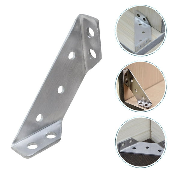 Raindrops 6pcs Corner Brace Universal Stainless Steel Furniture Corner Connector Bracket