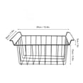 thumbnail image 4 of EIGTHTAIL Freezer Basket  2Pcs Chest Freezer Bins Deep Freezer Wire Basket Storage Bin with Handles  Hanging Stackable Chest Freezer Storage Baskets Fwor Pantry Home, 4 of 8