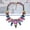 Color, variant on Luxurious Exaggerating Geometric Big Gem Necklace