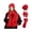 R, variant on Winter Scarf Hat Gloves Set Acrylic Fibre Warm Accessories For Skiing Hiking Outdoor Activity Cold Weather Essential