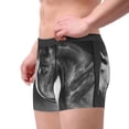 thumbnail image 2 of Yiaed Running horses Print Men's Soft Cotton Boxer Shorts Breathable Boxers Underwear Moisture-Wicking Underwear Stretch Boxer Briefs for Man-X-Large, 2 of 5