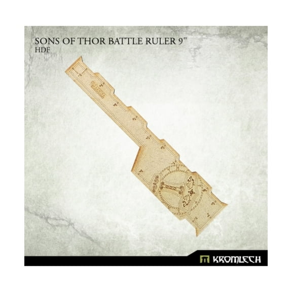 Kromlech Sons of Thor Battle Ruler 9 Inch - HDF New