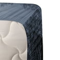 thumbnail image 3 of Ambesonne Nature Fitted & Top Sheet Set with Sham, Night Woodland by the Lake, Purpleblue and Black, 3 of 4