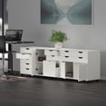 thumbnail image 2 of Winsome Halifax 3Pc Cabinet Set with File Drawer White Finish, 2 of 9