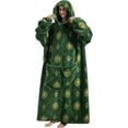 thumbnail image 4 of Wehilion Oversized Blanket Hoodie,Adult Snuggle Fleece Wearable Blanket Fluffy Giant Hooded Sweatshirt,Adult 140cm Leght, 4 of 7