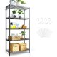 thumbnail image 1 of Estante de Almacenamiento de Metal de 5 Niveles(55x30x150CM), Estante Organizador Resistente, Rack Organizador Ajustable, Anaquel, 4 S-Ganchos, 5 Tablero de PP, Cocina, Oficina, Despensa, Microondas, 1 of 6