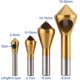 thumbnail image 3 of 4 brocas avellanadoras desbarbadoras de acero de alta velocidad para taladrar madera y metal, 3 of 5