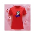 thumbnail image 2 of Playera Blusa De Puño Levantado Con Un Pañuelo Dia De La Mujer Color Rojo Talla Mediana Marca Emil SaEs, 2 of 4