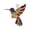 A, variant on Hummingbird Ornament Patriotic Suncatcher 250th Anniversary Keepsake Stained Style Independence Day Window Hanger Home Accent Decor C