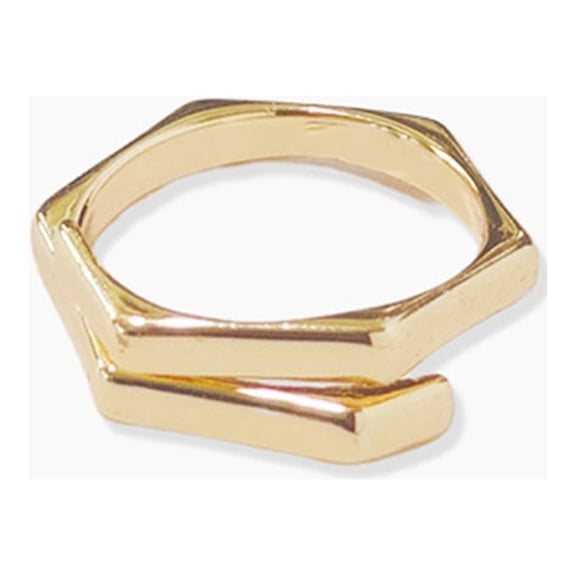 sanctuaire Link Bar Ring Gold