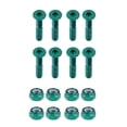 thumbnail image 3 of 8 Unidades de Tornillos de Longboard Suministros de Deportes Pernos Reempalzable - Verde Sunnimix Tornillo de hardware para skateboard, 3 of 8