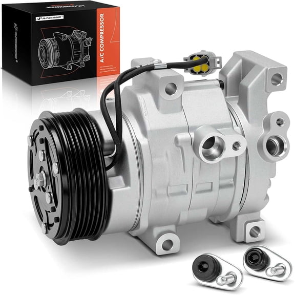 A-Premium Air Conditioner AC Compressor with Clutch Compatible with Toyota Corolla 2001-2008