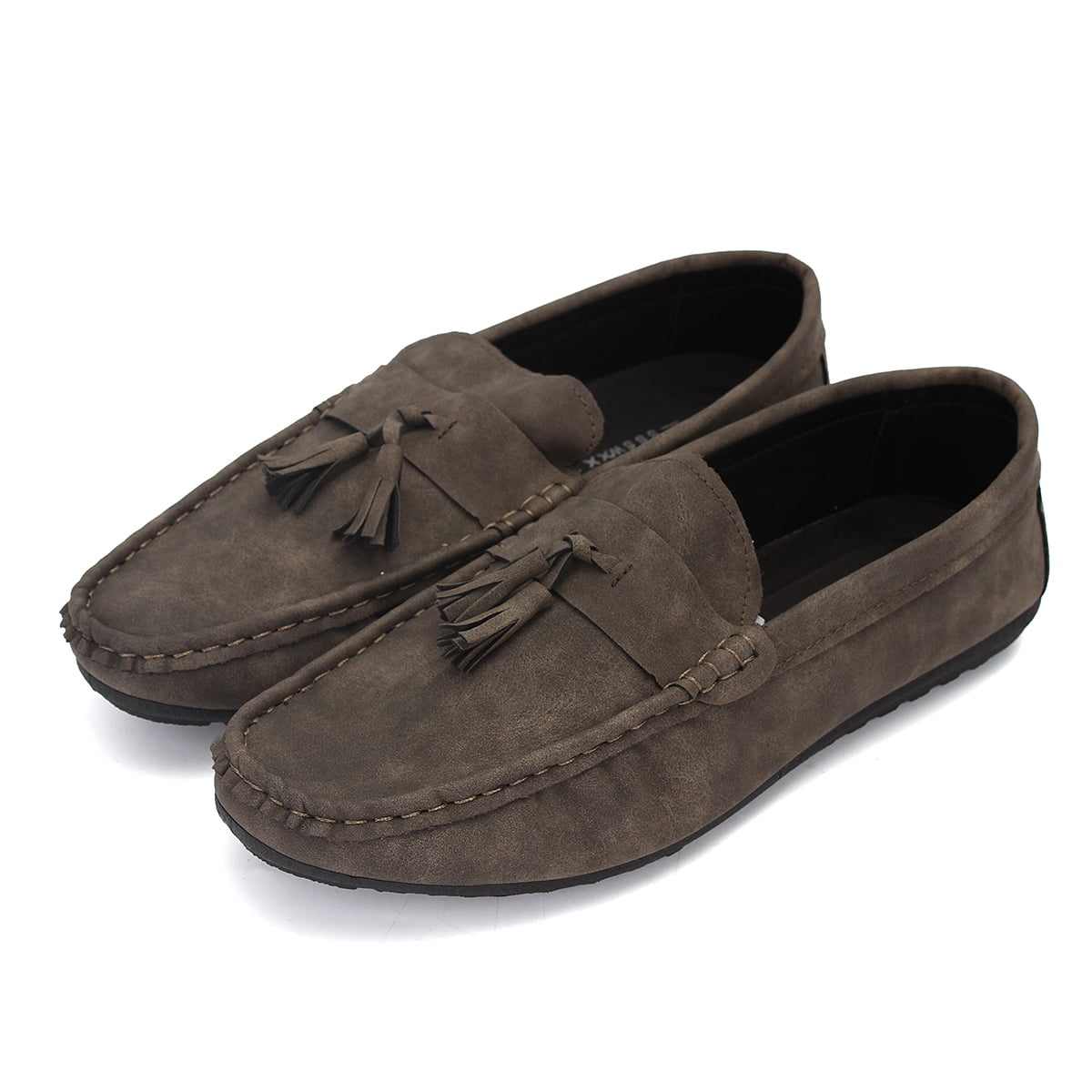 Men's Comfortable Suede Slip On Loafers Driving Casual Moccasin-Gommino Shoes 