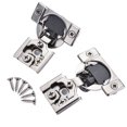 thumbnail image 2 of Luokim 20 Pack Soft Closing Cabinet Hinges 1/2 inch Overlay Self Closing Cabinet Hinge Kitchen Hardware 105 Degree Nickel Plated, 2 of 6