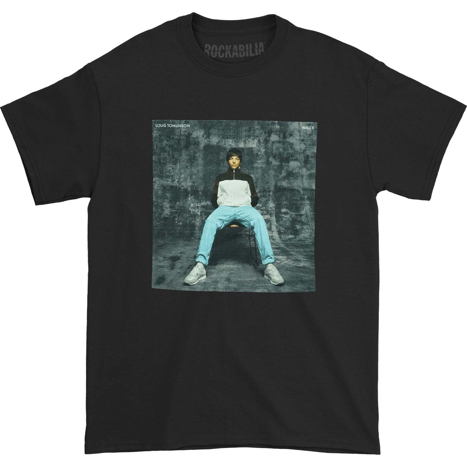 Louis Tomlinson - Louis Tomlinson Men's Walls in Black T-shirt Black