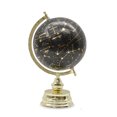 thumbnail image 1 of Black And Gold Constellation On Gold Stand Globe, 1 of 1