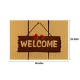 thumbnail image 2 of Welcome Mat, Yamaziot 24"x36" Coir Door Mat for Inside Outside, Outdoor Non Slip Utility Entryway Rug Front Doormat, Dirt Trapper, All-Season, Brown, 2 of 6
