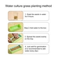 thumbnail image 6 of Washranp Durable Plastic Growing Trays,Easy to Clean Cat Grass Planter with Detachable Bottom Double Layer Pot for Garden Accessories, 6 of 7