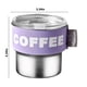 thumbnail image 3 of Vaso térmico de acero inoxidable de 400 ml con tapa, portátil, hermético, con funda elástica, ideal para el hogar, la oficina y el coche. A prueba de derrames. Taza de viaje térmica, de, 3 of 9