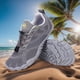 thumbnail image 5 of Zapatos Fitness Ligeros Antideslizantes para Al Aire Libre (Gris Oscuro 36) Aqua, 5 of 9