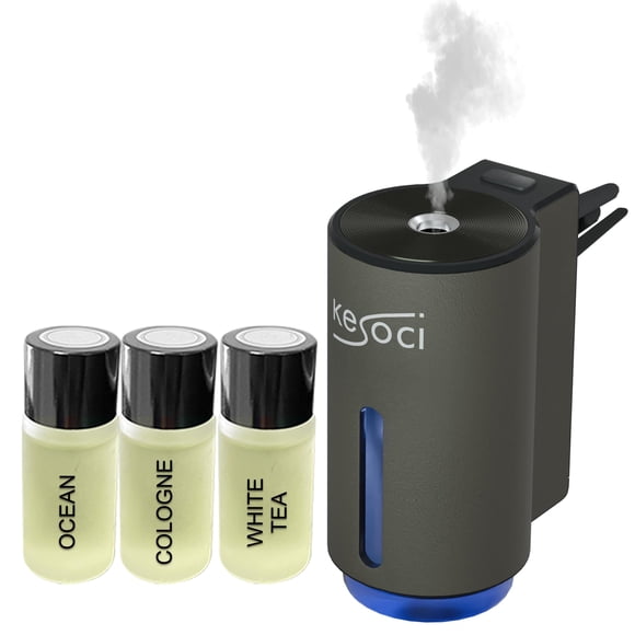 Ambientador de coche KESOCI Smart Car Difusor con 3 fragancias de 10 ml