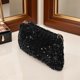 thumbnail image 4 of unbranded De Lentejuelas Negro Para Mujer Con Interior Organizado Y Correa De Ajustable, 4 of 7