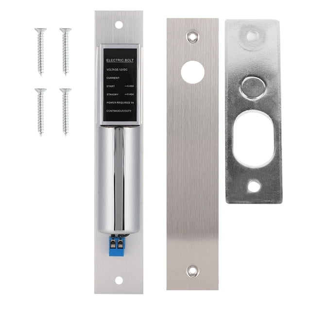 Cerradura de puerta, DC12V Cerradura de acceso de seguridad de temperatura normal de 2 cables Cerradura de embutir eléctrica Robusta y resistente