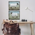 thumbnail image 3 of Stupell Industries Sheep Duo in Pasture Animals & Insects Painting Gray Floater Framed Canvas Art Print Wall Art, 21 x 17, Set of 2, 3 of 10