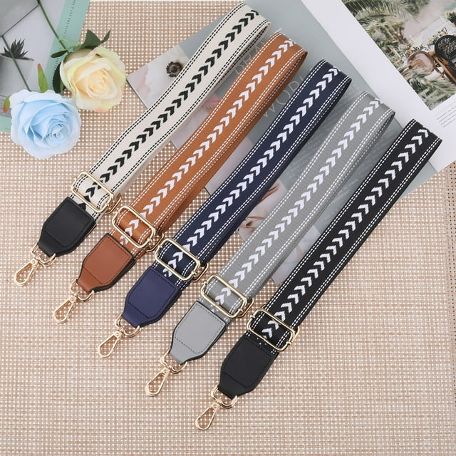 ZheElen Adjustable Bag Strap For Shoulder Bag Universal And Durable Shoulder Straps Handbag Fine Stitching Grey 1Set