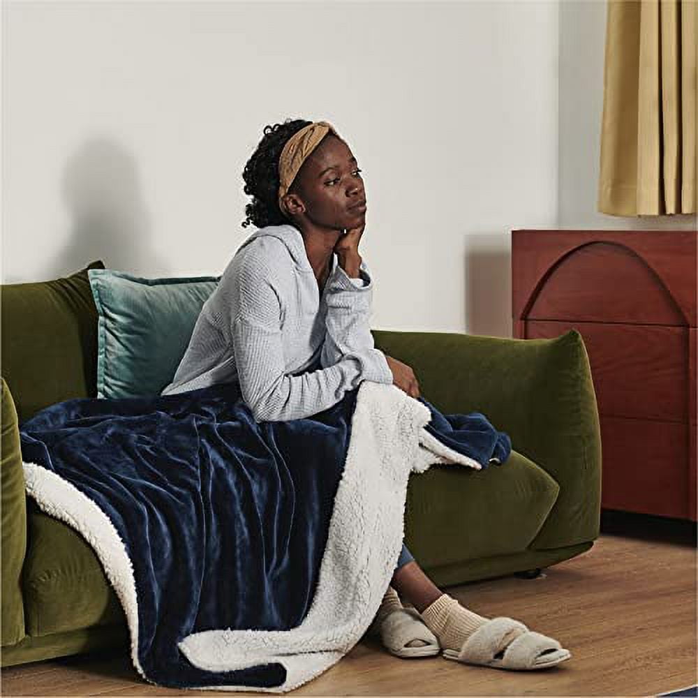 Navy blue throw blanket walmart hotsell