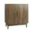 thumbnail image 5 of HIUU Small Walnut sideboard Buffet cabinet,Carved Sideboard,Small Accent Cabinet,Wood Credenza with Adjustable shelves,For Living Room, Entryway, Hallway, Office, Kitchen and Dining Room, 5 of 7