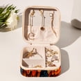 thumbnail image 6 of Owl Travel Portable Square Decorative Box with Necklace Holder and Jewelry Organizer - Ideal for Rings, Earrings, Necklaces, Bracelets - Suitable for Girls and Women, 6 of 6