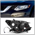 thumbnail image 3 of For 2014-2016 Nissan Rogue Halogen Model LED DRL Headlights Assembly Lamps Pair, 3 of 6