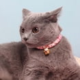 thumbnail image 2 of Lovely With Bell For Puppy Kitten Adjustable Cartoon Pet Collar Grooming Accessories Cat Necklace Pet Supplies RED S, 2 of 8
