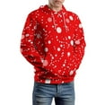 thumbnail image 5 of Red White Polka Dots(2) Men's Women New Sweatshirt Hoodie Men's Plus Size Sweatshirt Hooded Sweatshirt 3d Printed Street Men's Cloth, 5 of 6