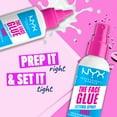 thumbnail image 5 of NYX Professional Makeup The Face Glue Transfer Resistant Makeup Setting Spray, 2 fl oz, 5 of 13