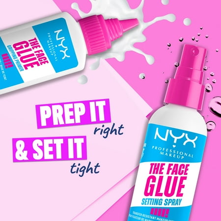 ニックス ザ フェイス グロウ セッティング スプレー 60ml NYX PROFESSIONAL MAKEUP SPRAY FIXATEUR THE FACE GLUE [bmj]