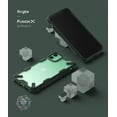 thumbnail image 2 of Ringke Fusion-X Matte Case Compatible with iPhone 11, Translucent Hard Back Shockproof Advanced Bumper Cover - Dark Green, 2 of 9