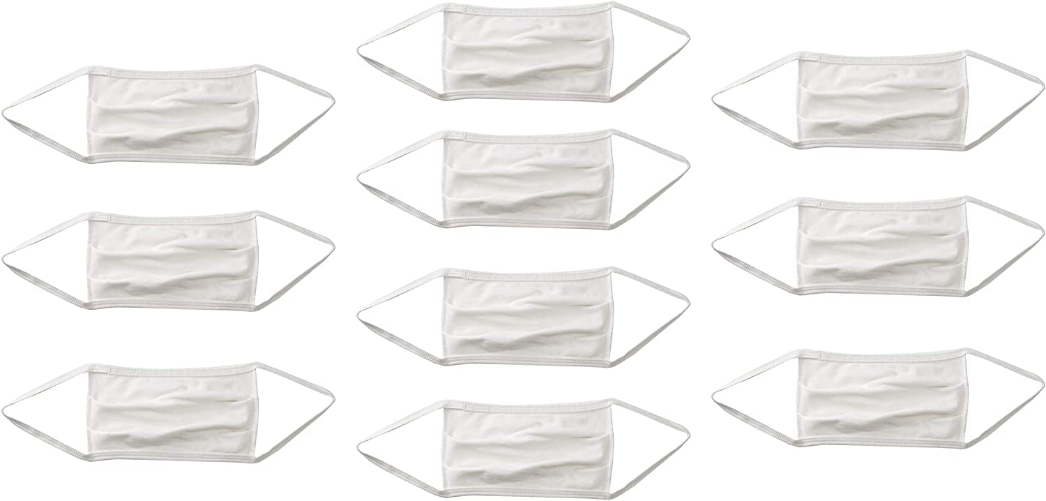 Hanes Face Mask, Pack of 10