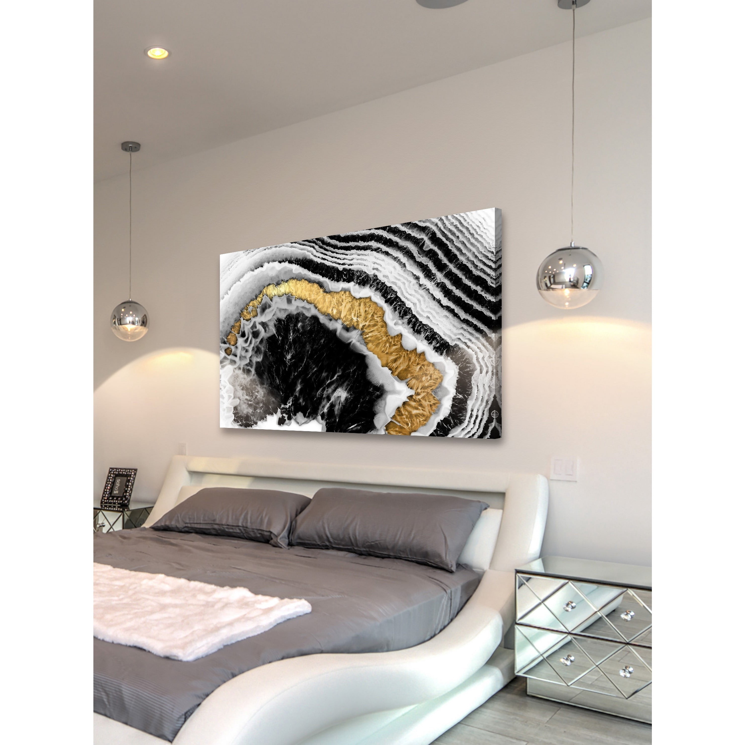 Marmont Hill - "The Eye of Gold" Painting Print on Wrapped Canvas