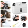 thumbnail image 3 of Backpacking Jug,Yucurem 11L Camping Water Jug with Faucet Portable Water Tank for Vehicle Car Camping (Green), 3 of 10