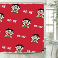 thumbnail image 3 of Cortina de ducha impermeable antimoho Wangwang para accesorios de baño, juego de cortinas, tela de baño, productos opacos y lavables para el hogar, 3 of 5