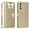 Gold, variant on For Samsung Galaxy A13 5G / SM-A136 Diamond Bow Glitter Full Body Cover Protective Shockproof Card Slot Flap Folio Stand Leather Wallet Pouch Case Cover Purple