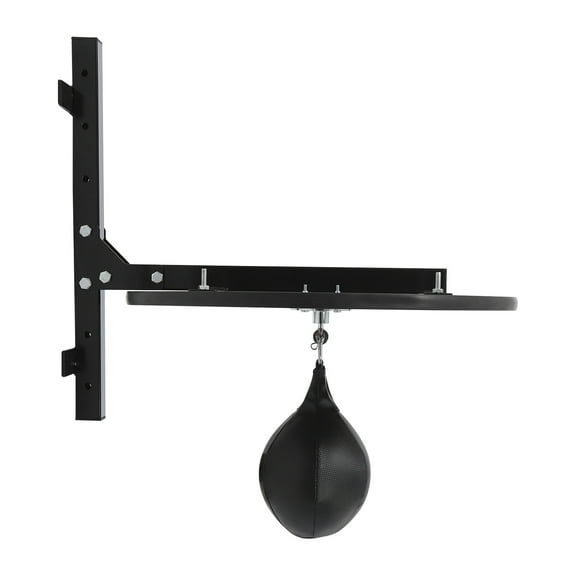 Miumaeov Adjustable Height Speed Bag Platform Wall-mounted Boxing Speed Reaction Training Aid
