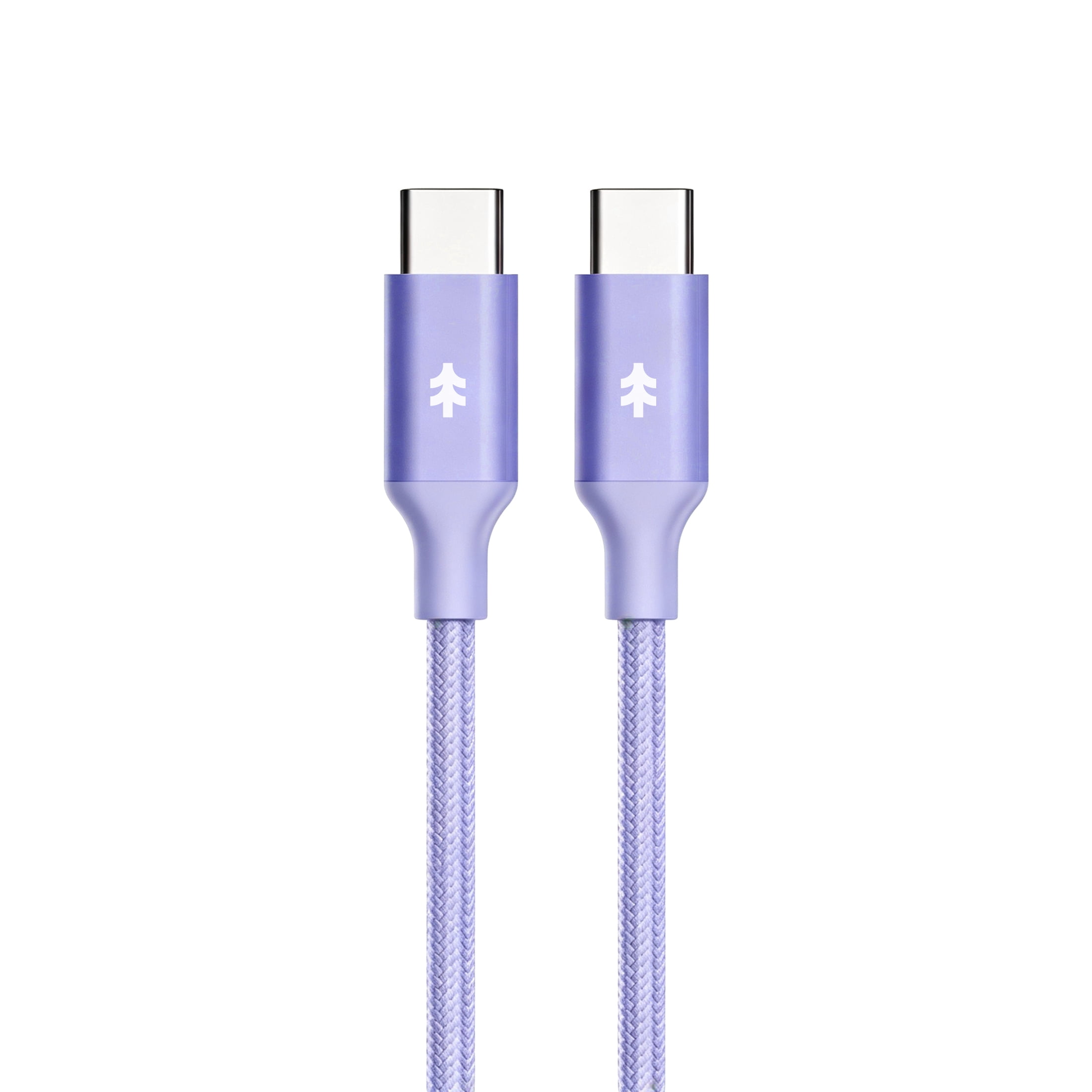 Swiss Tech Kabel M240 3 ft 240W Magnetic Self-Coiling USB-C Charging Cable, Myrtle Purple