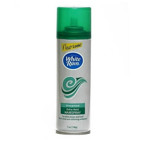 White Rain Aerosol Hairspray Unscented, Extra Hold 7 oz (Pack of 3