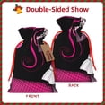 thumbnail image 2 of Zufioo Monster High Print Christmas Drawstring Gift Bags, Holiday Party Packaging Bags, Suitable for Holiday Gift Decorations-Small, 2 of 7