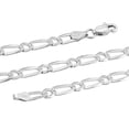 thumbnail image 6 of Link Chain Necklace in Sterling Silver 10.50 Grams 24 Inches, 6 of 7