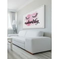 thumbnail image 3 of "Wake Up and Slay Pink" Framed Painting Print, 3 of 6